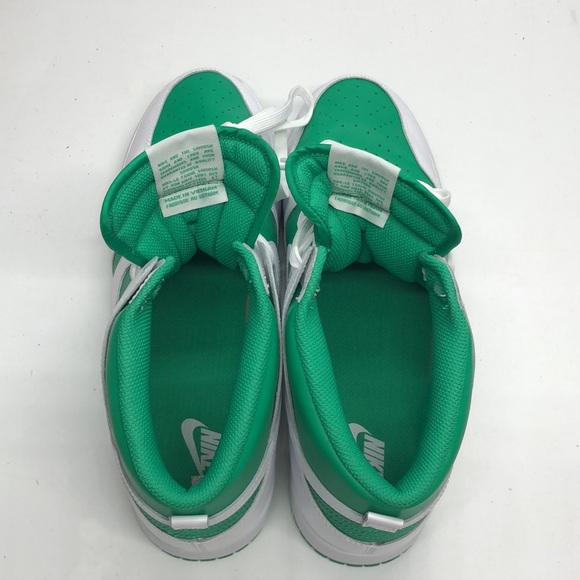Men’s Nike Dunk Hi White/Green DV0829-300 USED Tried On Size 14 - Picture 6 of 13